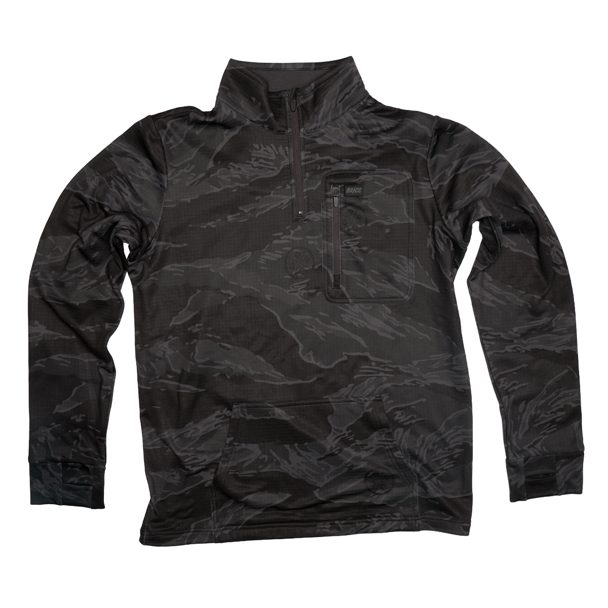 MO Grenade Waffle Fleece Quarter Zip Pullover